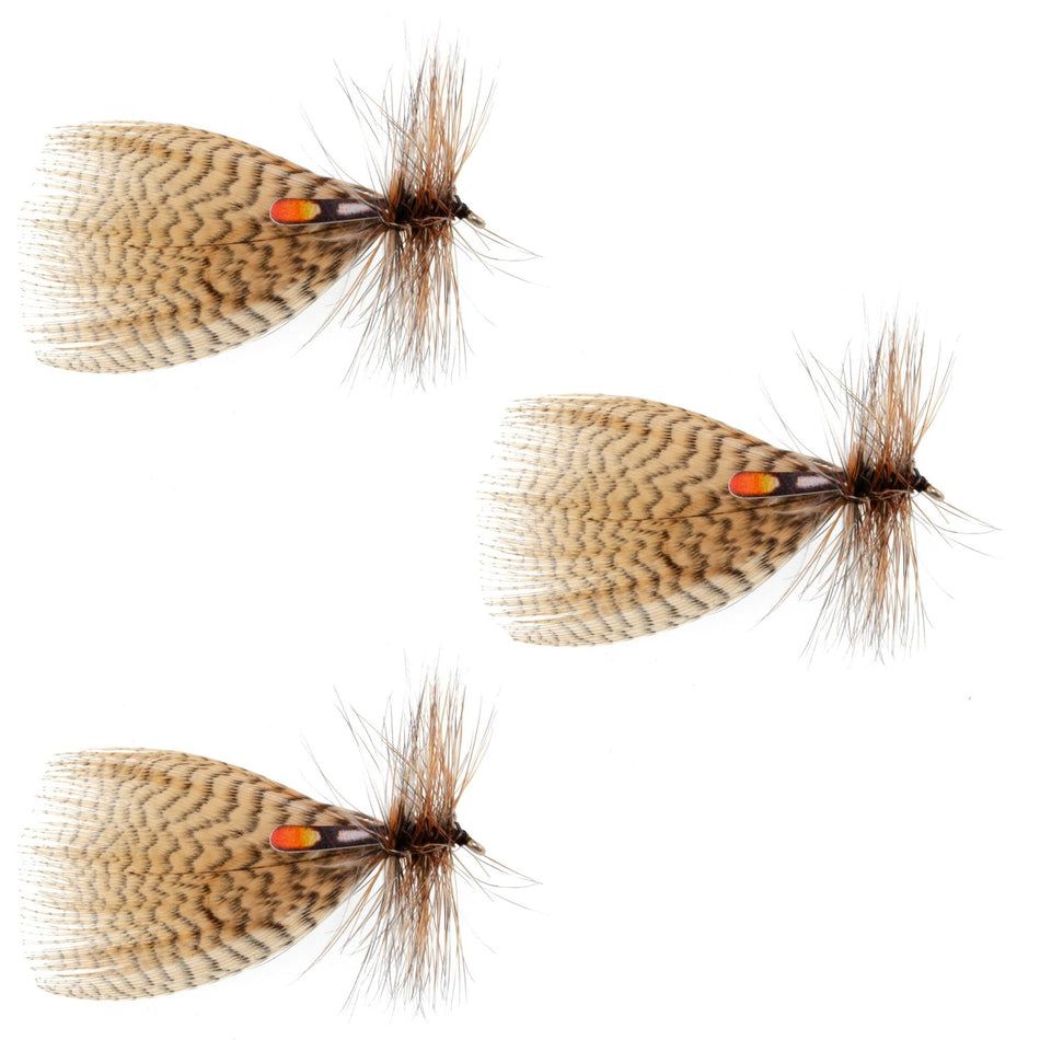 3 Pack Hornberg Special Trout and Bass Streamer or Dry Fly - Hook Size 8 - Get Tight Gear