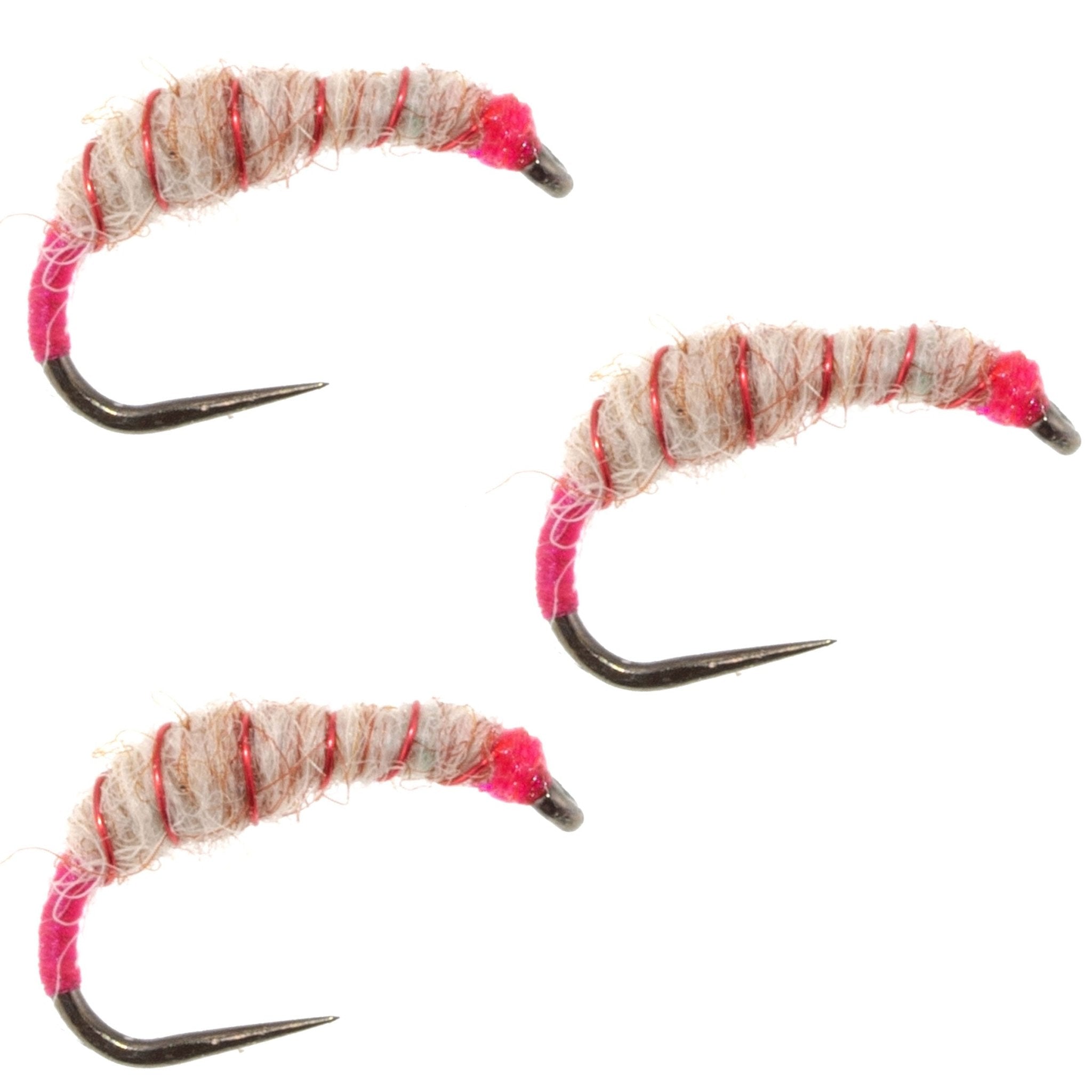 3 Pack Utah Killer Bug - Tenkara Flies - Size 10 - Get Tight Gear