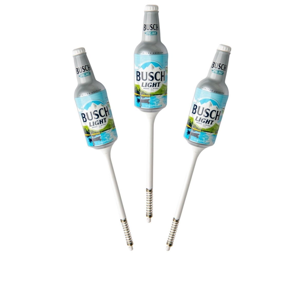 3 pcs Busch Light Fishing Bobbers - Premium Fishing Tackle - Get Tight Gear