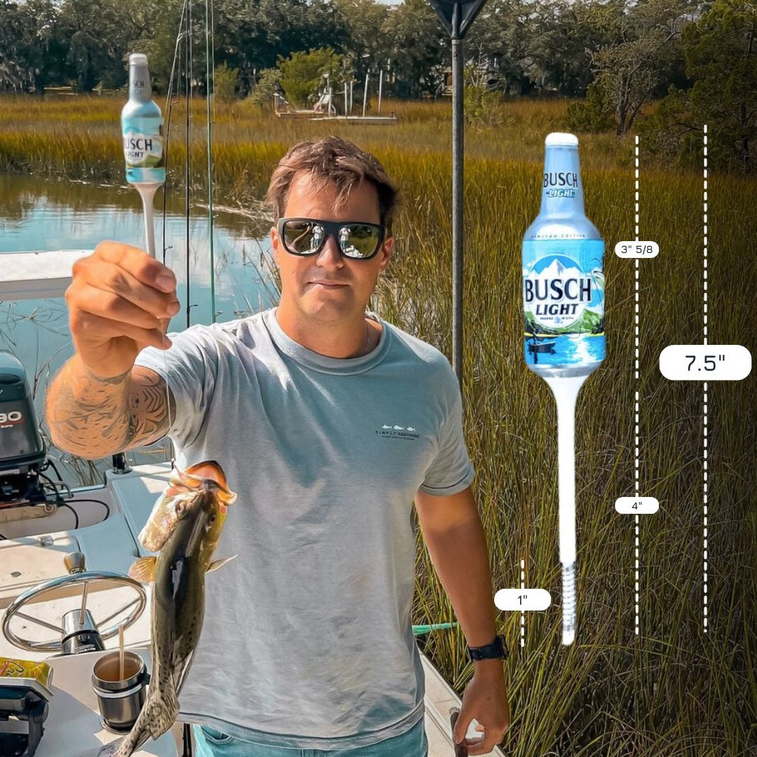 3 pcs Busch Light Fishing Bobbers - Premium Fishing Tackle - Get Tight Gear