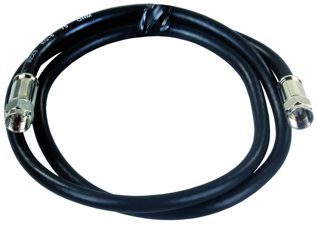 3' RG6 COAX W/COMPRN END - Get Tight Gear