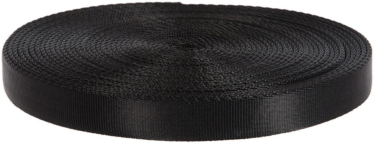 30 Ft 11/16" Webbing Black - Get Tight Gear