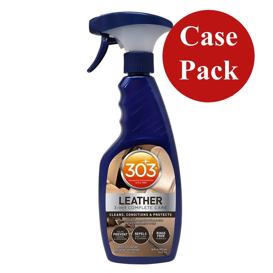 303 Automotive Leather 3 - In - 1 Complete Care - 16oz *Case of 6* - Get Tight Gear
