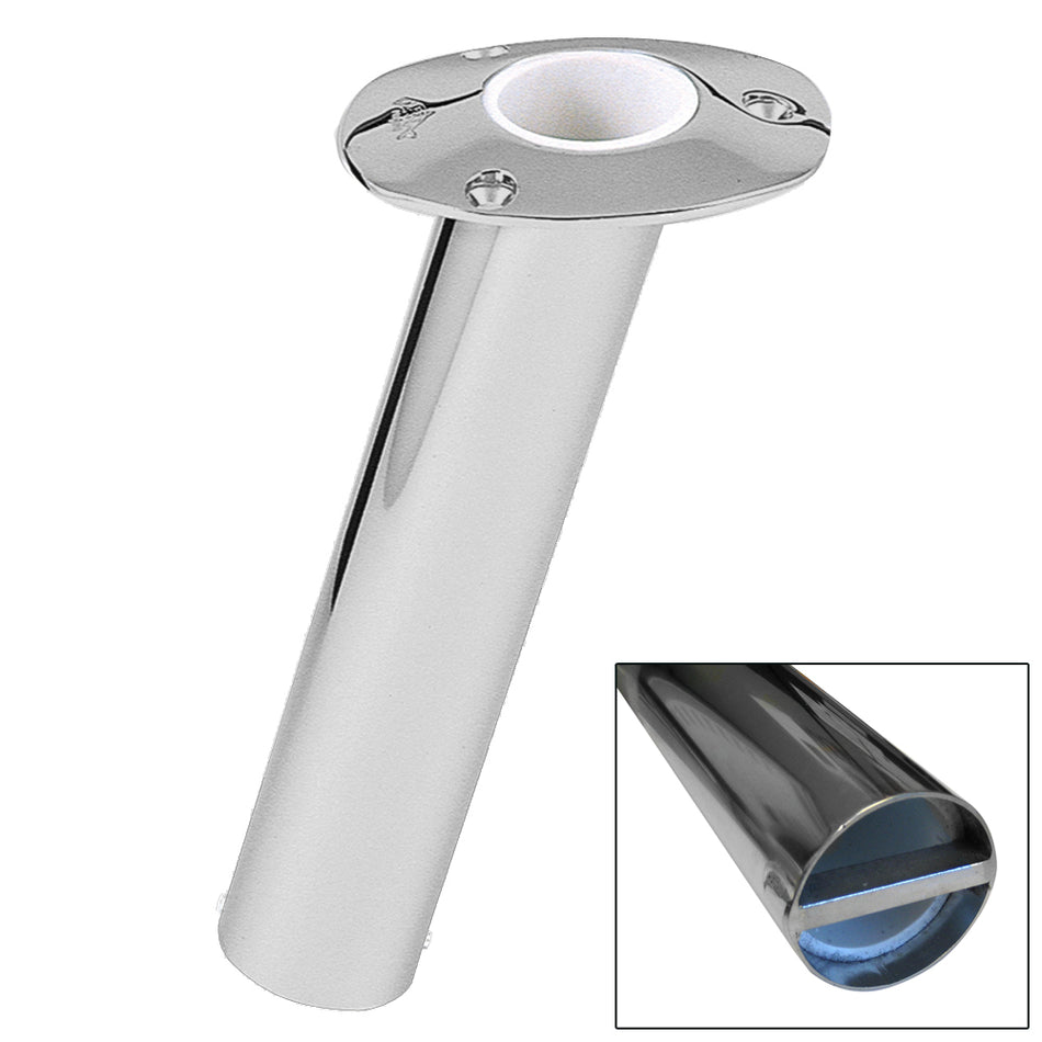 Lees 15 Stangenstifthalter aus Edelstahl – 2,25 Zoll Außendurchmesser [RH534HS/XS]