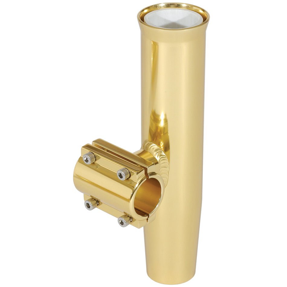 Lee's Clamp-On Rutenhalter - Goldfarbenes Aluminium - Horizontale Montage - Passend für Rohre mit 1,315" Außendurchmesser [RA5202GL]