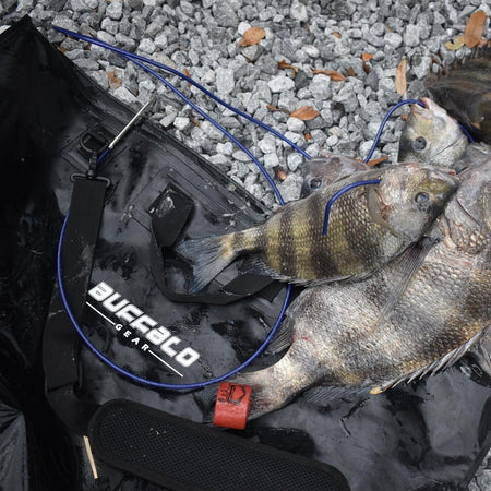 32'' Waterproof Fish Bag With Aerator Pocket for Live Bait - Get Tight Gear