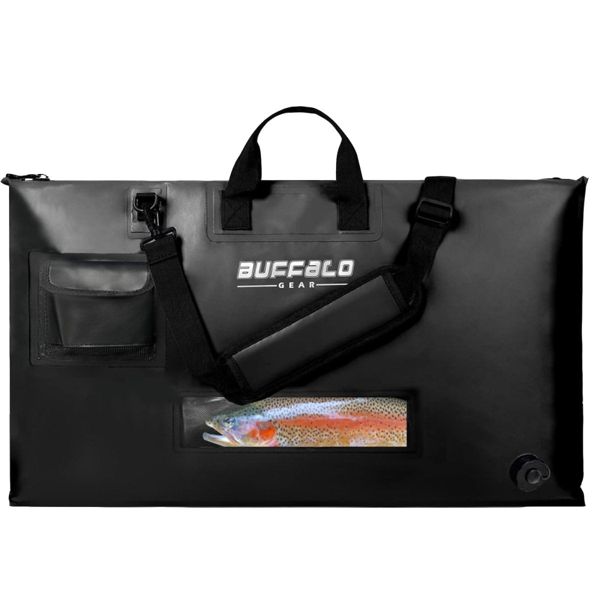 32'' Waterproof Fish Bag With Aerator Pocket for Live Bait - Get Tight Gear