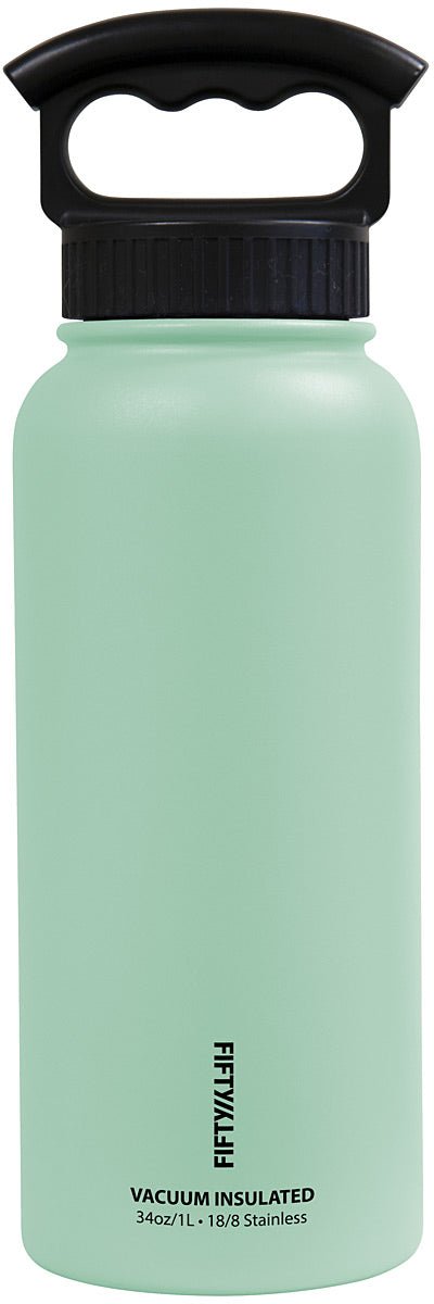 34 Oz Vac Insul W/3 Fing Mint - Get Tight Gear