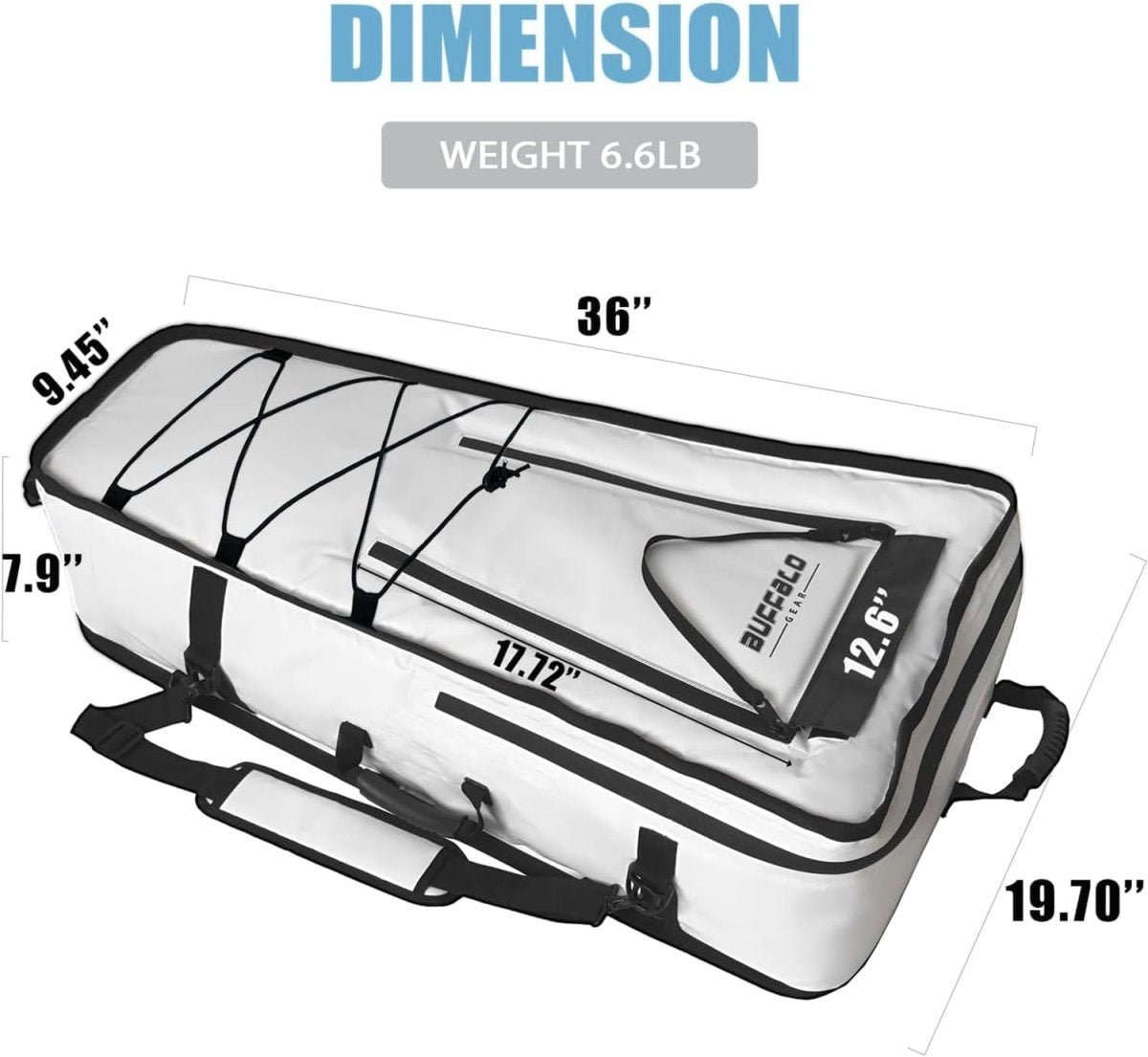 36'' Kayak Fish Cooler Bag With Shoulder Strap - Get Tight Gear