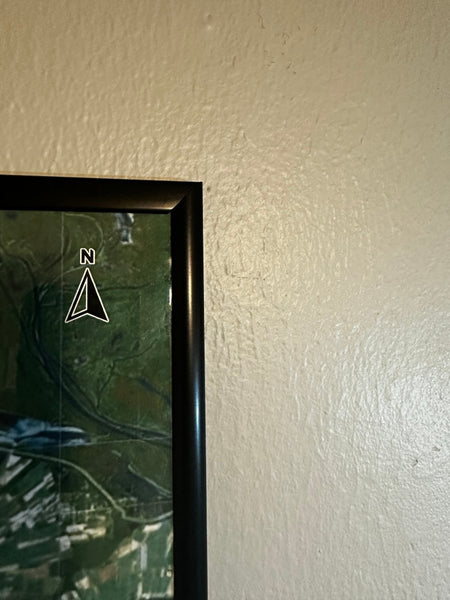 36" x 24" Printed Map of Vermilion Bay - Get Tight Gear