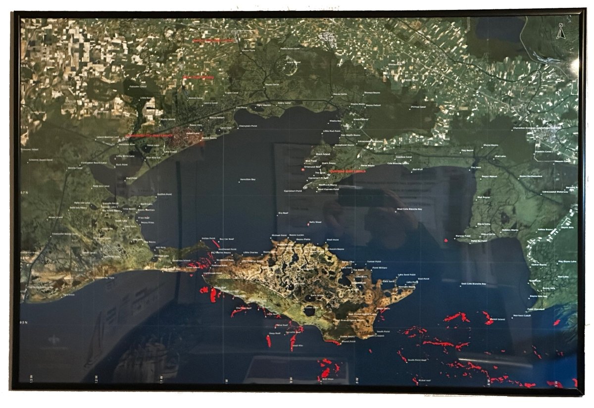 36" x 24" Printed Map of Vermilion Bay - Get Tight Gear