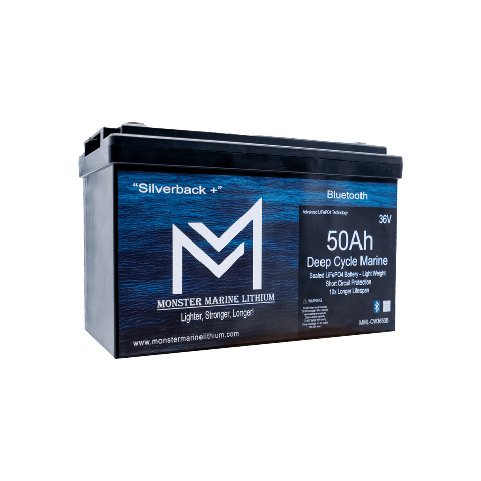 36V 50Ah Trolling Battery Bluetooth MML - 3650BT - Get Tight Gear