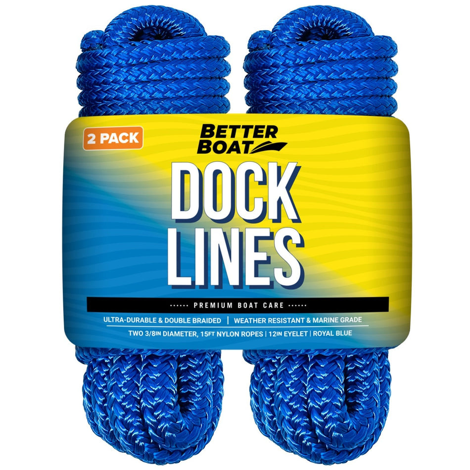3/8" Dock Lines 15FT - Get Tight Gear