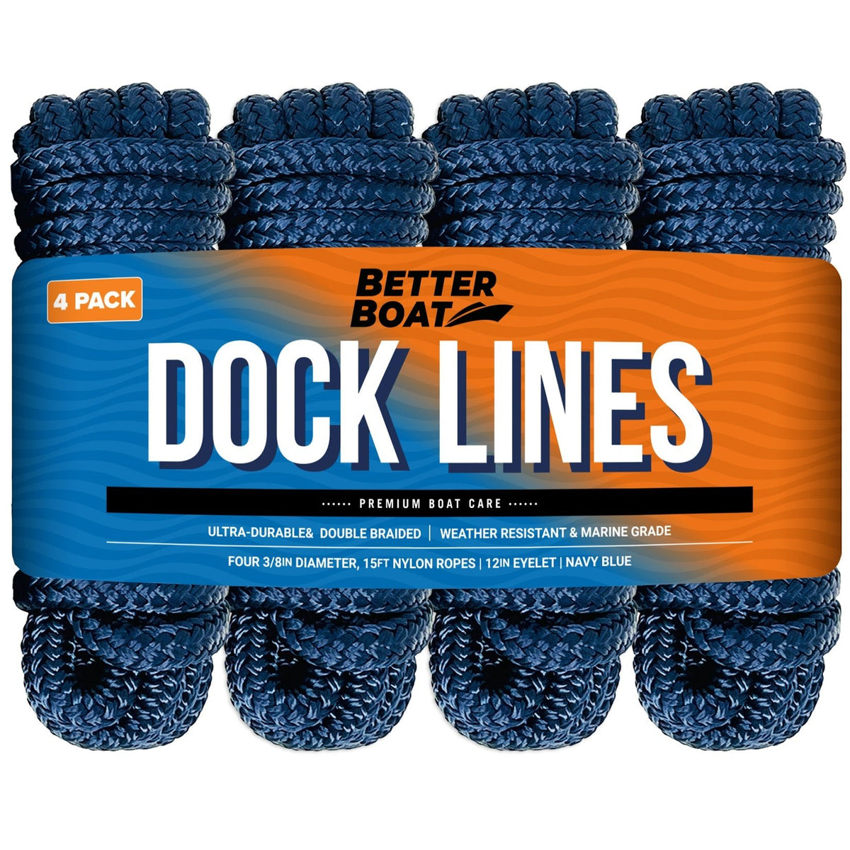 3/8" Dock Lines 15FT - Get Tight Gear