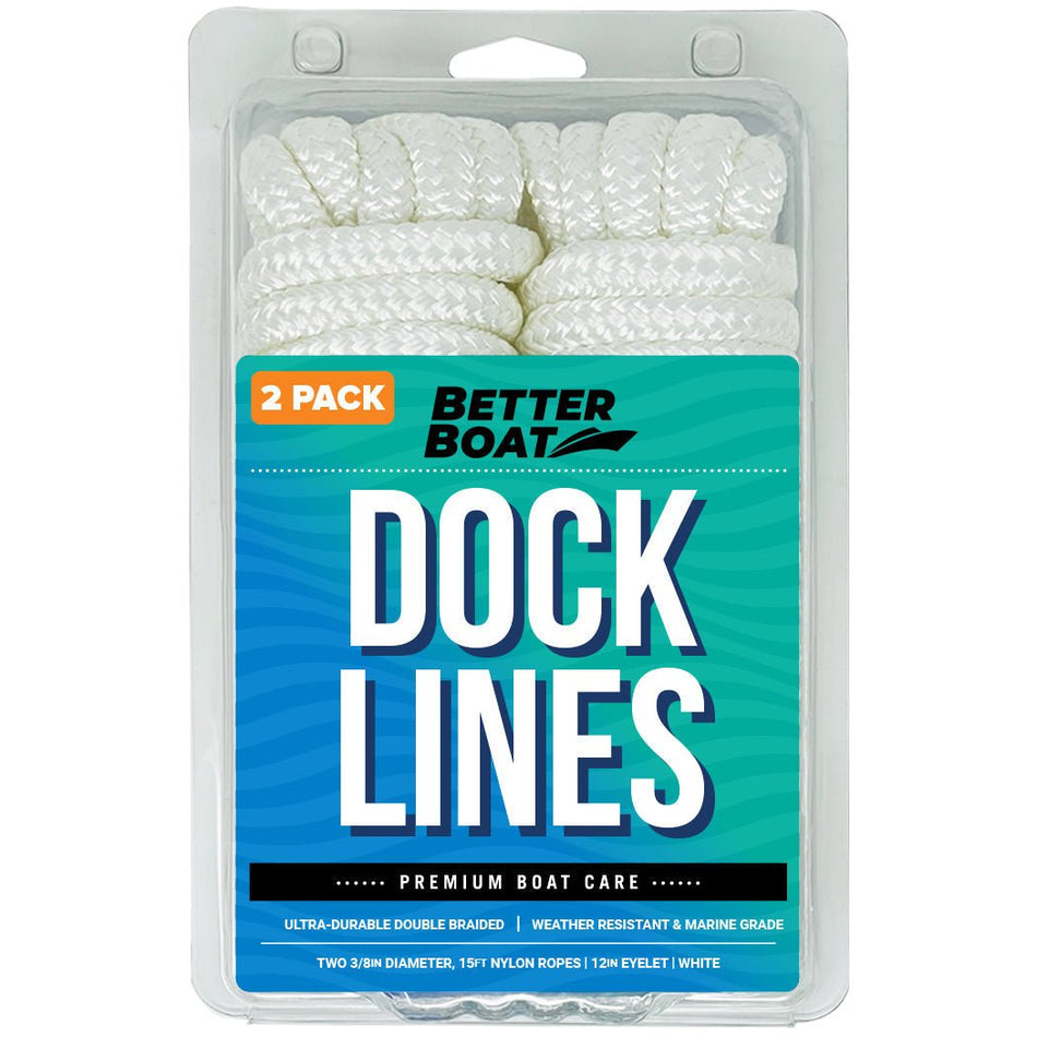 3/8" Dock Lines 15FT - Get Tight Gear