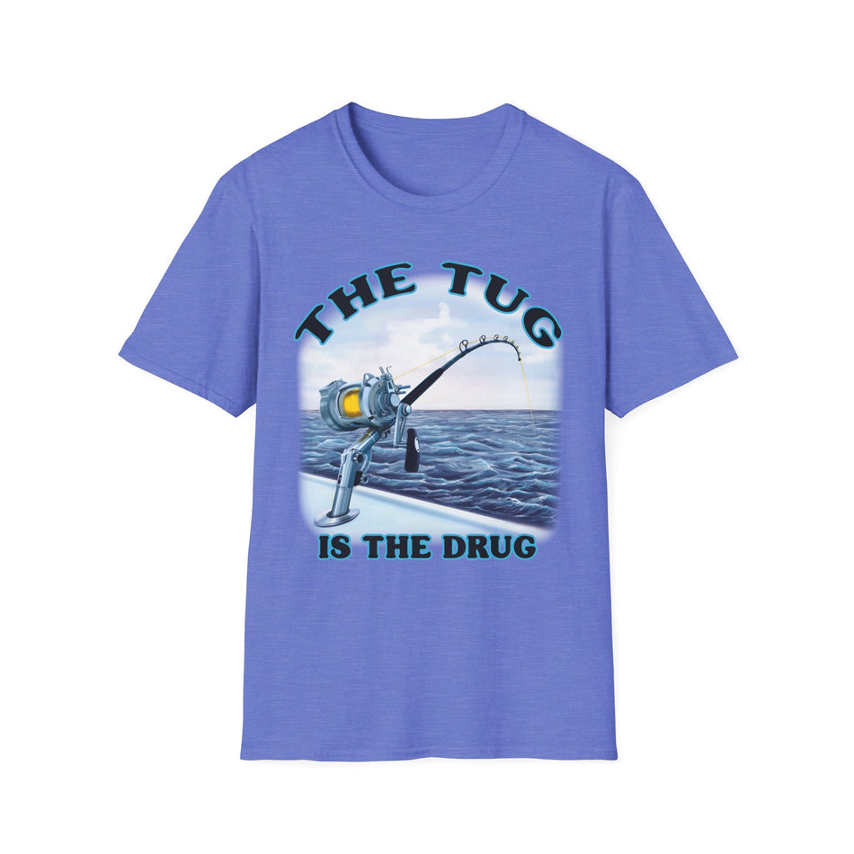The Tug Is The Drug™ Fishing Enthusiast T-Shirt, Fun Fishing Tee, Fishing Gift, Outdoor Style, Summer Apparel, Angler Humor Shirt