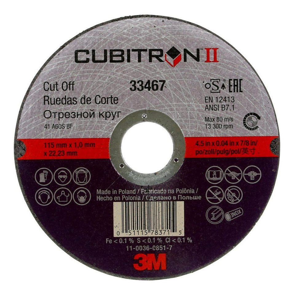 3M CUBITRON II CUT - OFF WHEEL 115 - Get Tight Gear