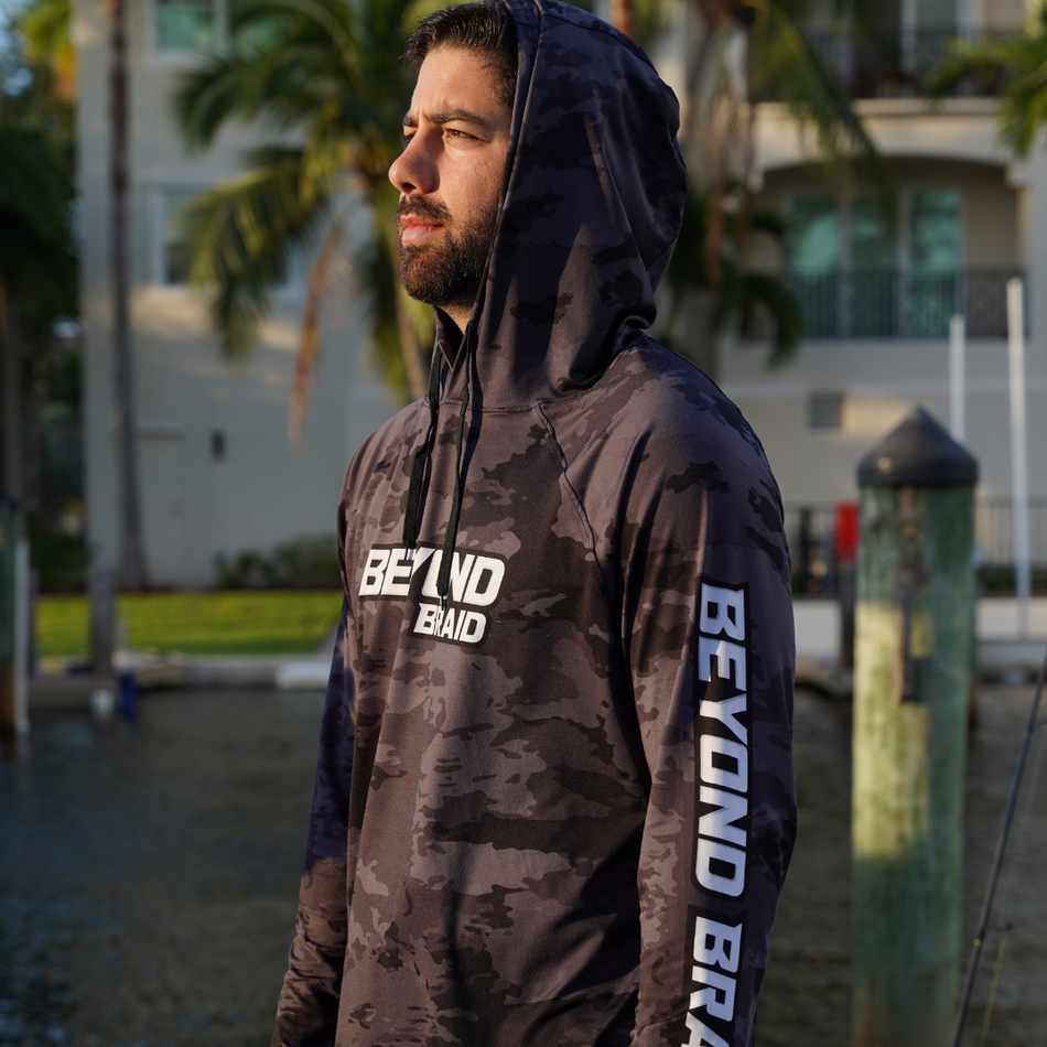 Long Sleeve Hooded Performance Fishing Shirt