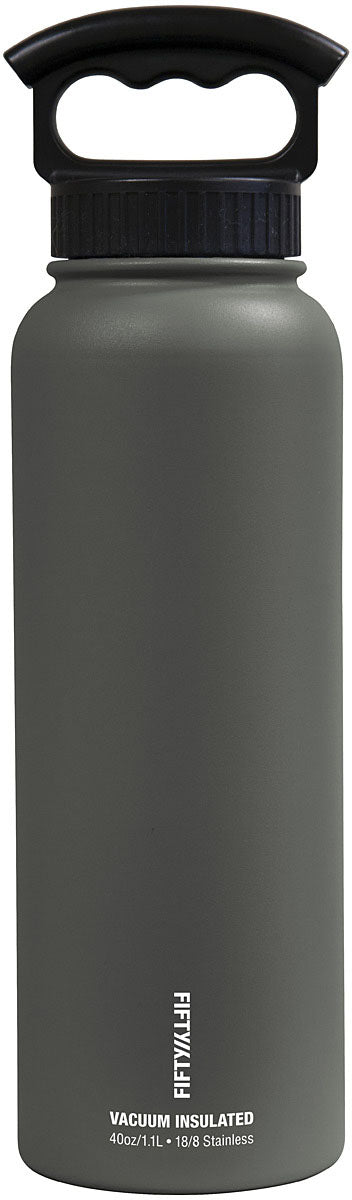 40 Oz Vac Insul W/3 Fing Slate - Get Tight Gear