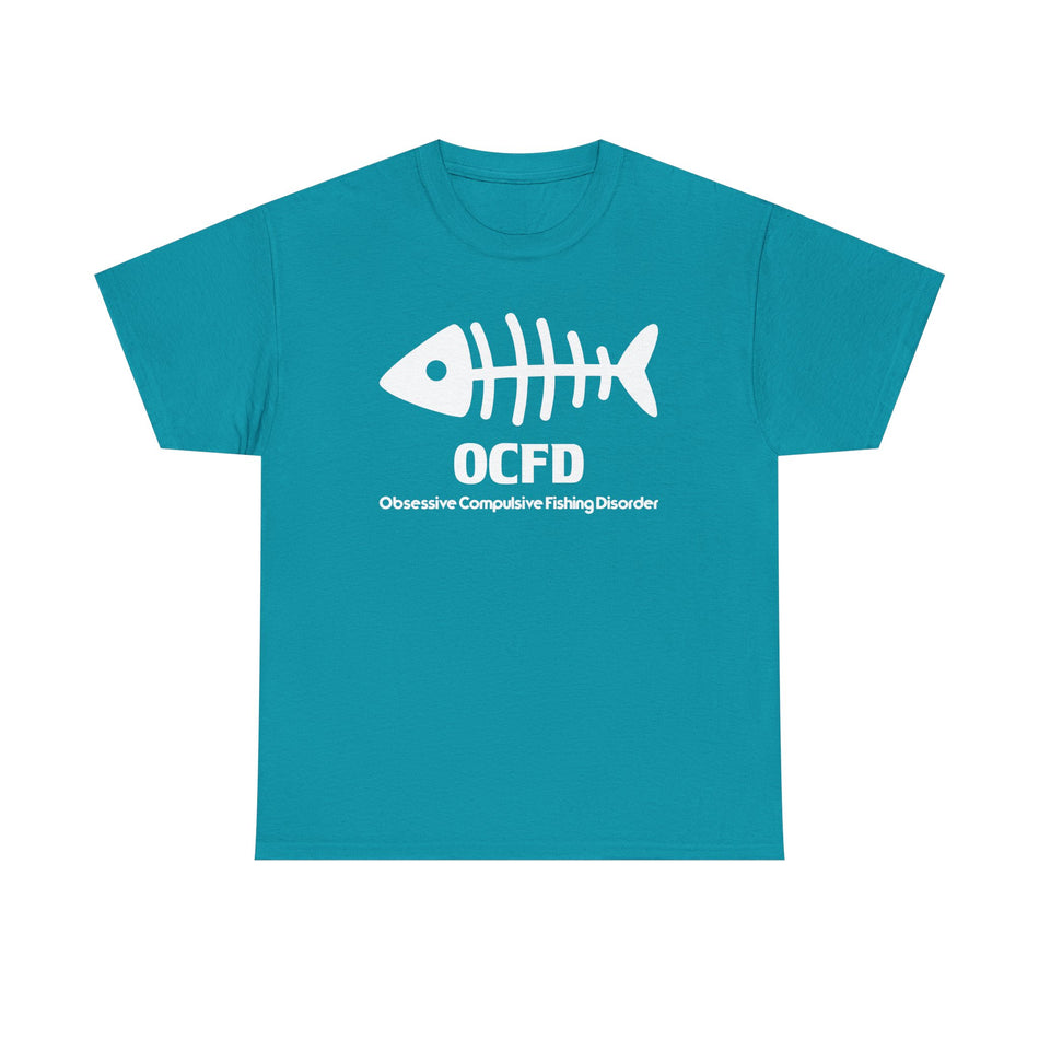 OCFD Unisex Heavy Cotton Tee - Perfect for Fishing Enthusiasts