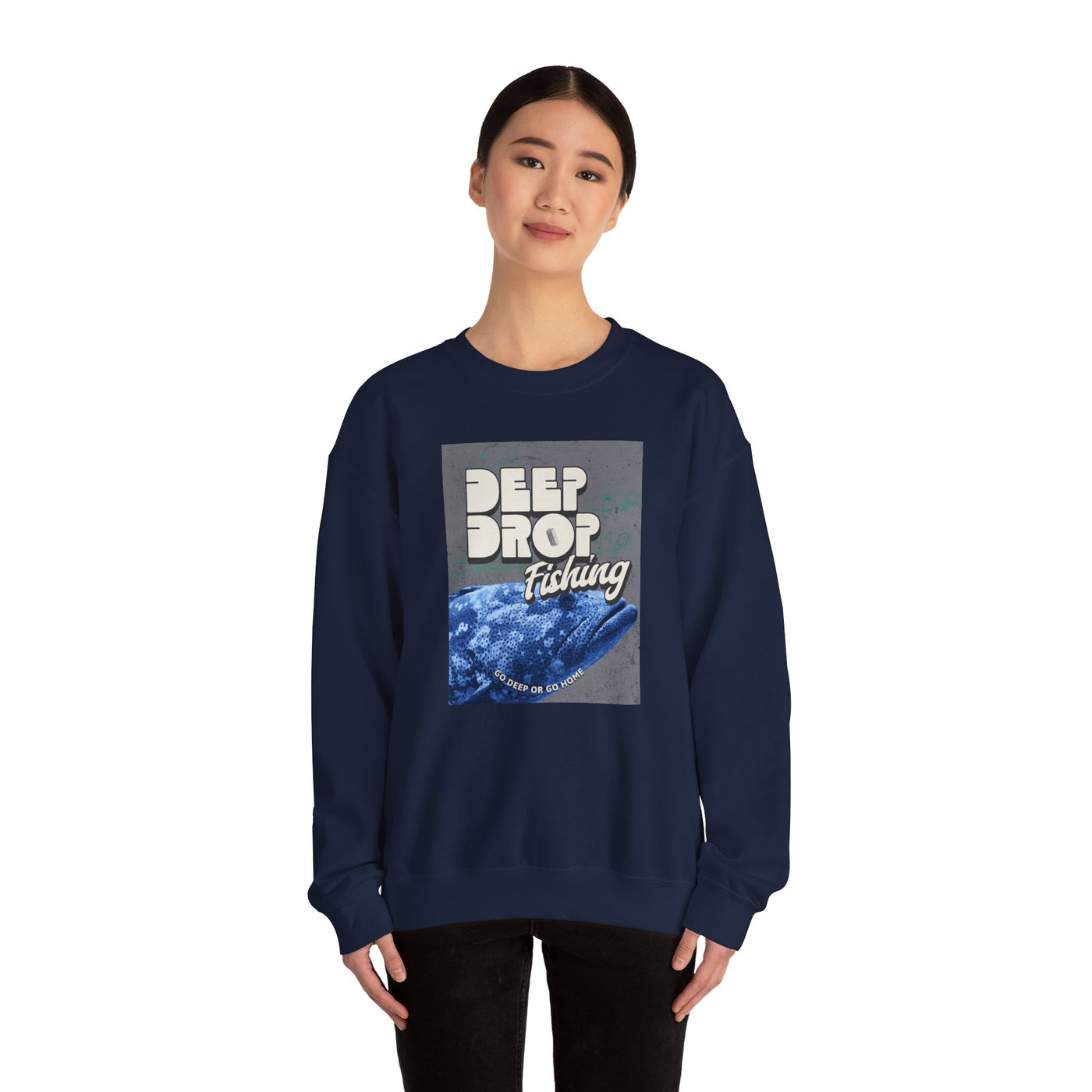 Deep Drop Fishing Unisex Sweatshirt - Get Tight Gear