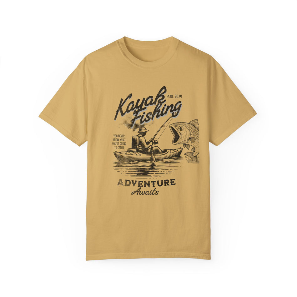 Kayak Fishing Adventure Unisex T-Shirt - Perfect for Outdoor Enthusiasts