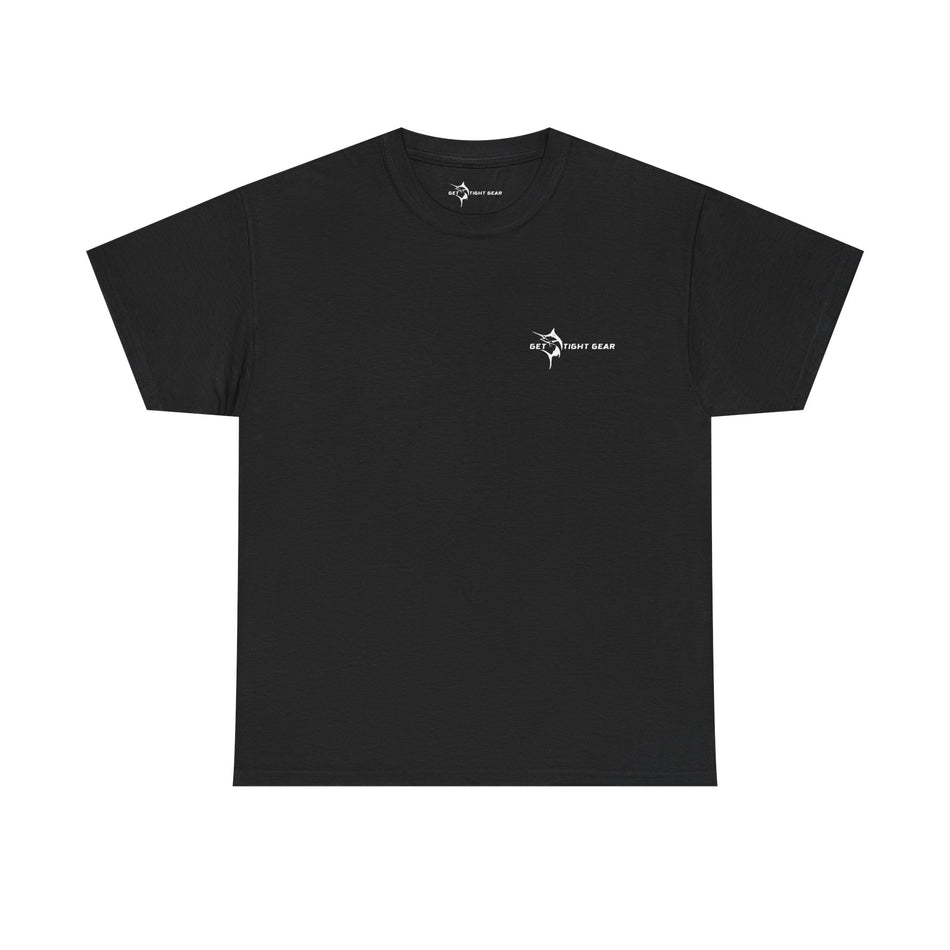 Get Tight Gear Fishing Themed Tee for Outdoors Enthusiasts, Perfect for Summer Adventures, Gift for Fishermen, Casual Wear, Eco-friendly Cotton T-shirt