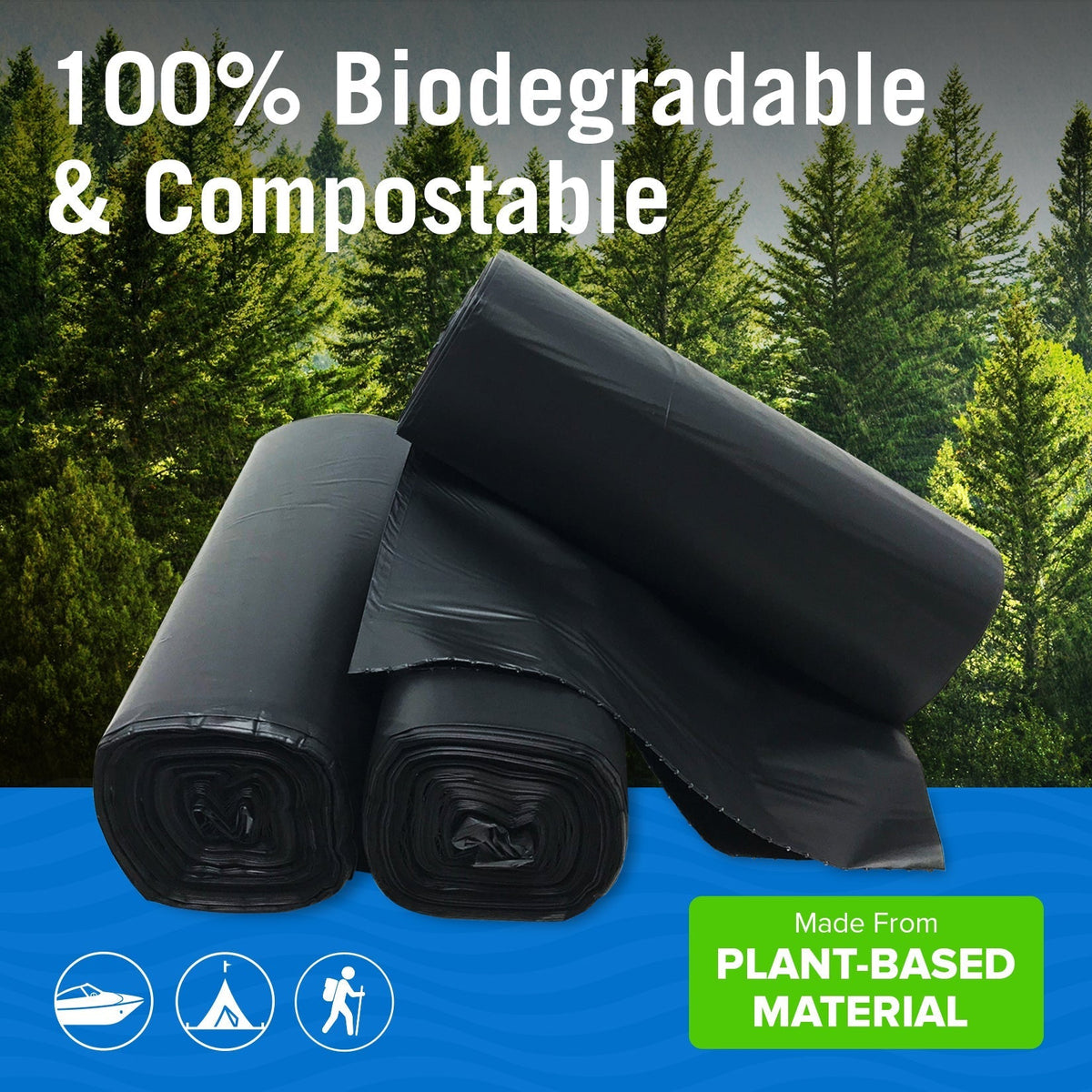 45 Portable Toilet Bags - Get Tight Gear