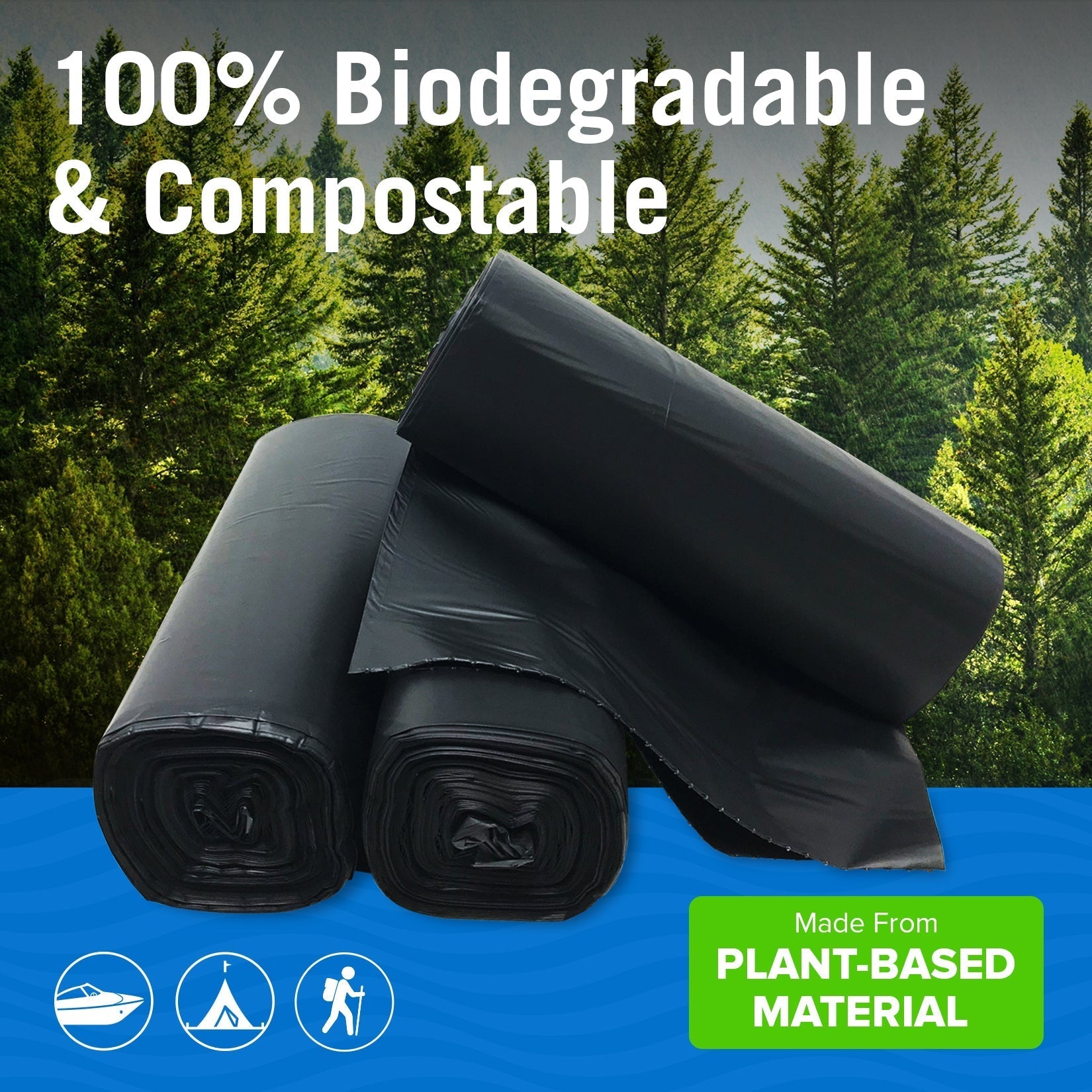45 Portable Toilet Bags - Get Tight Gear