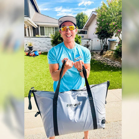 45QT Fish Cooler Bag With Flat Bottom - Get Tight Gear