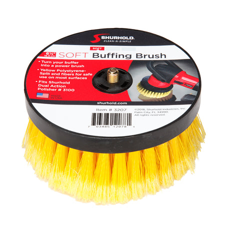 Shurhold 6-" Soft Brush f/Dual Action Polisher