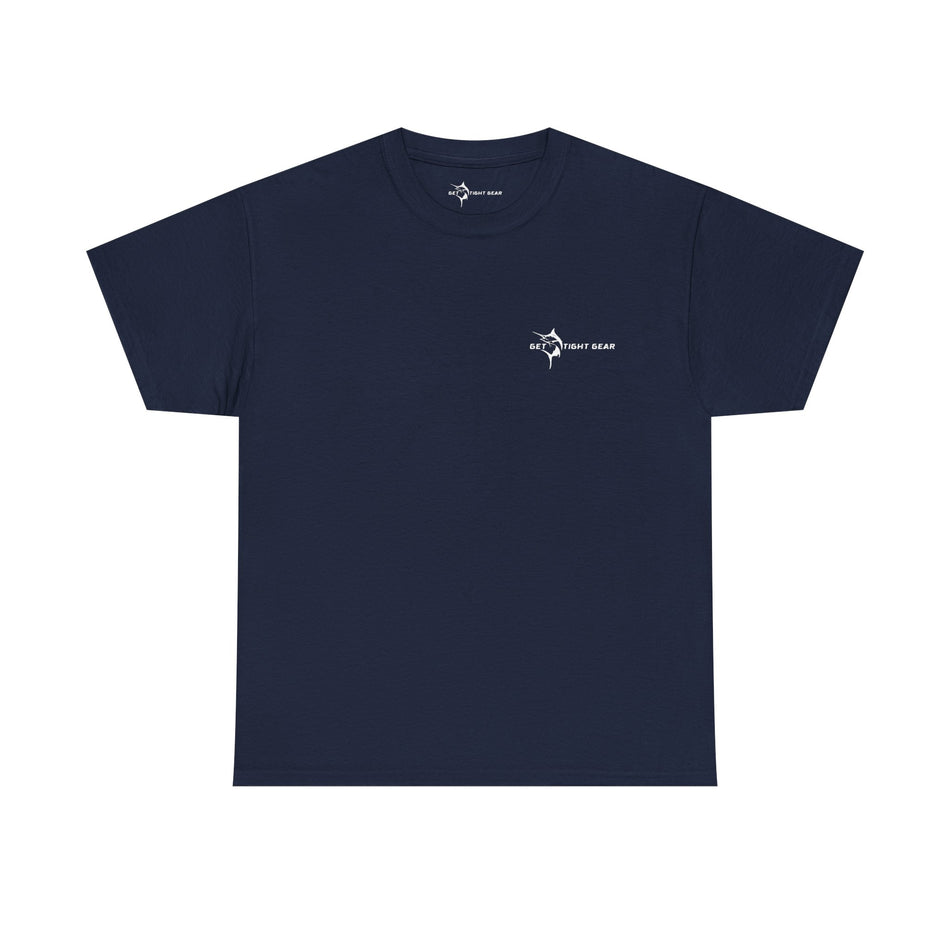 Get Tight Gear Fishing Themed Tee for Outdoors Enthusiasts, Perfect for Summer Adventures, Gift for Fishermen, Casual Wear, Eco-friendly Cotton T-shirt