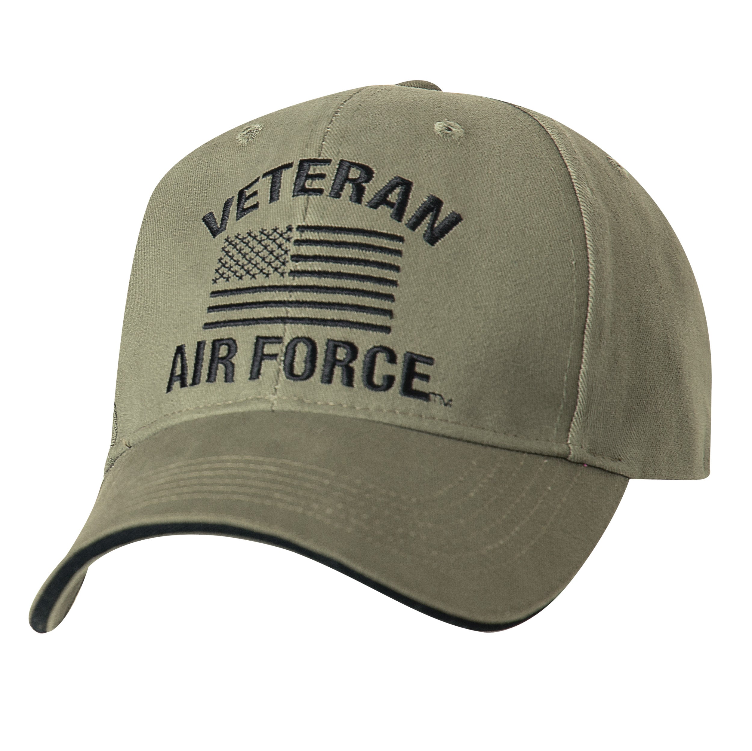 Rothco Vintage Veteran Low Profile Cap  Vintage Olive Drab Size One Size