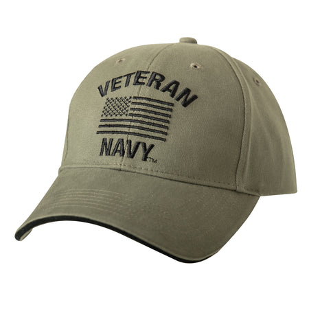 Rothco Vintage Veteran Low Profile Cap  Vintage Olive Drab Size One Size
