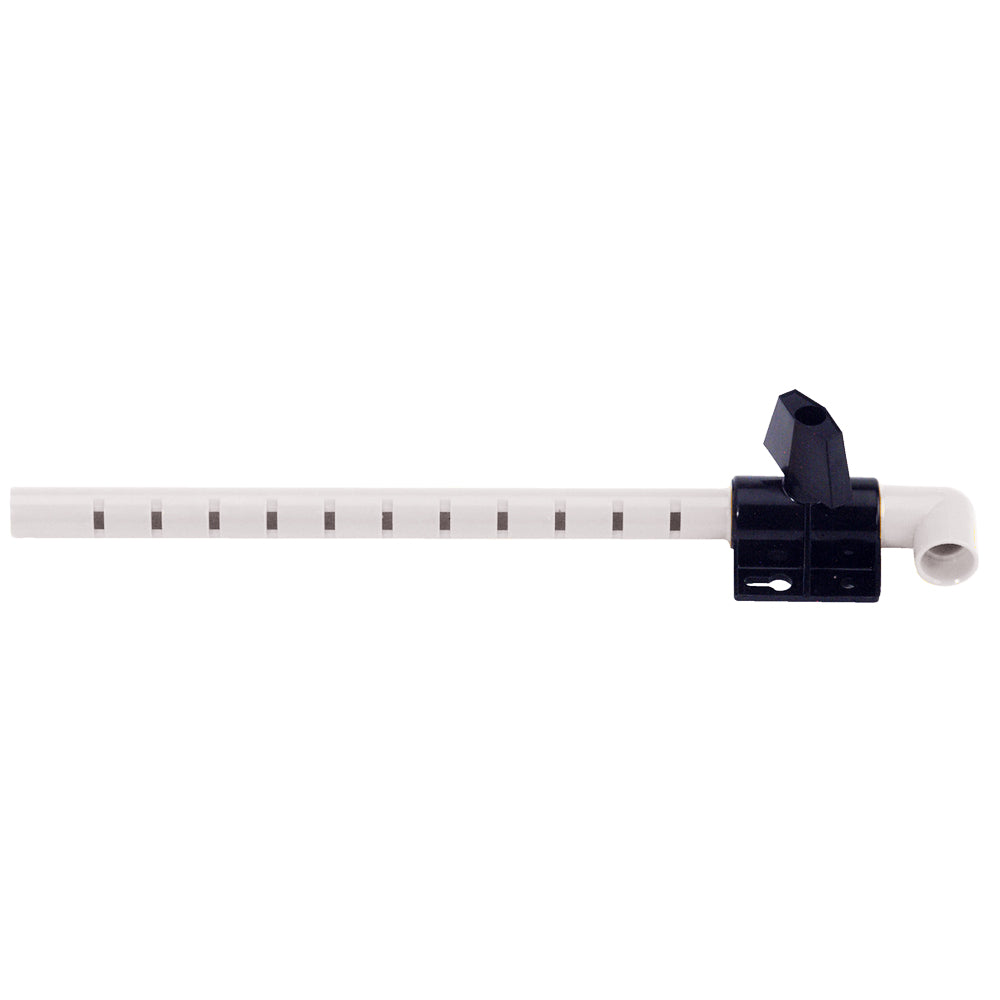 Johnson Pump Aerator Head - 10-" Spray Bar w/Shut Off Valve & Bracket