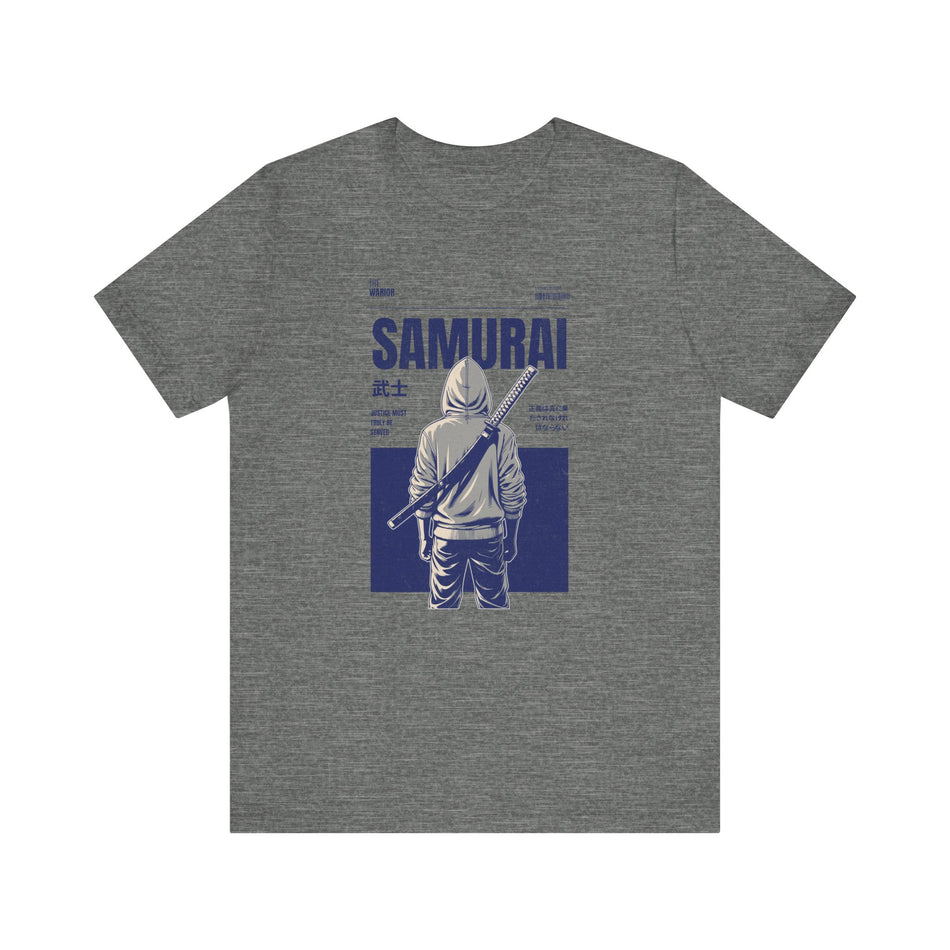 Vintage Samurai Graphic Tee, Anime Shirt, Men's/Women's Casual Wear, Gift for Gamers, Manga Fan Apparel