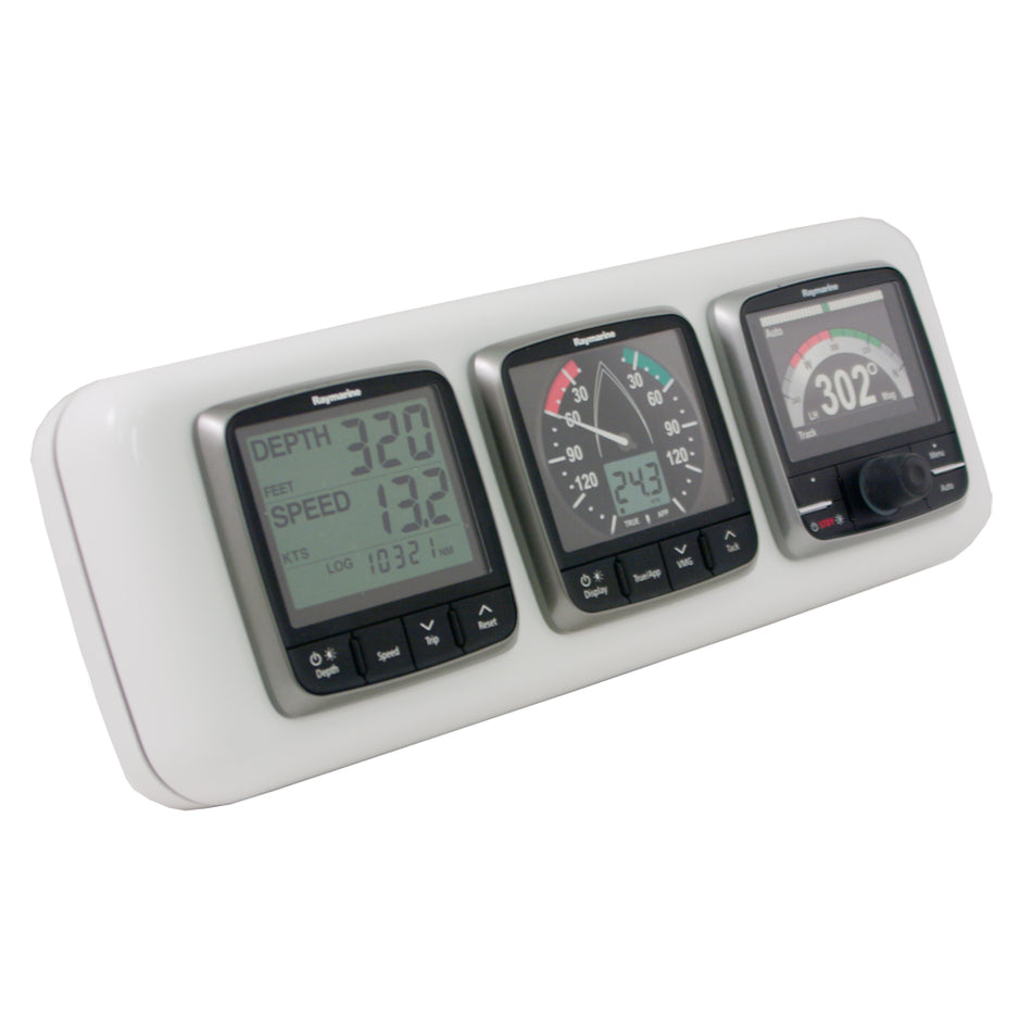NavPod GP1301 InstrumentPod precortado con 3 orificios de 3,6" para protección de 9,5" [GP1301]
