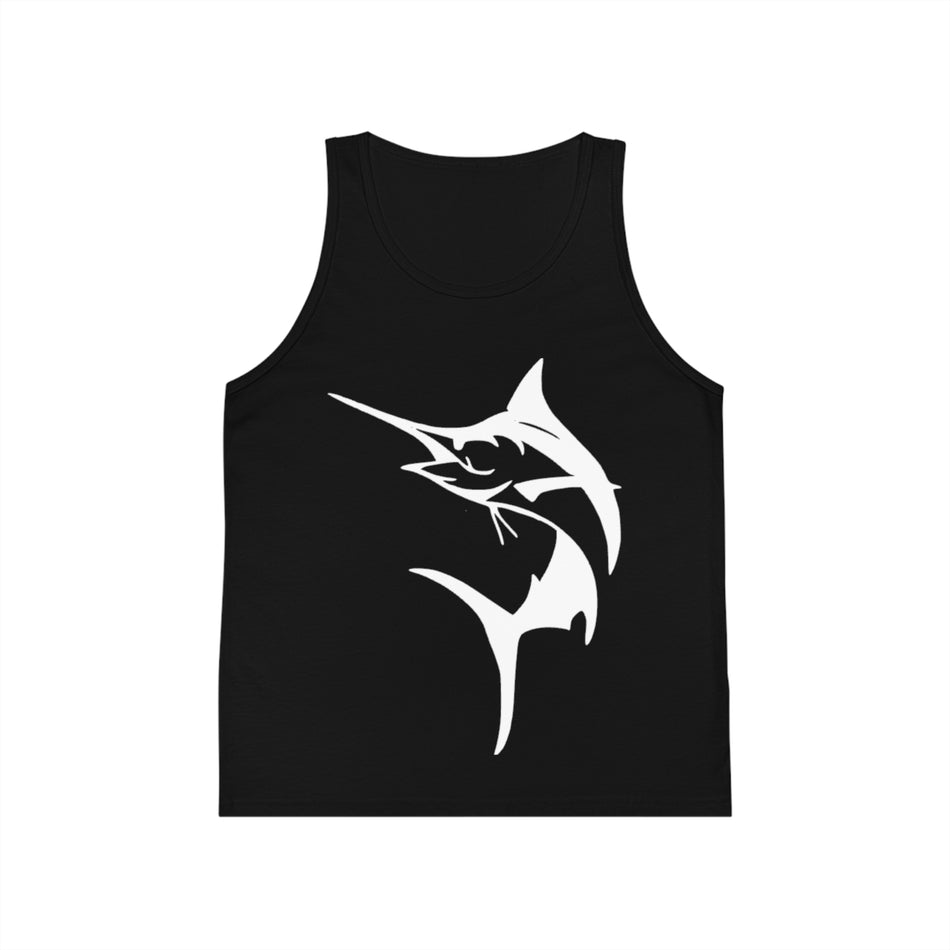 Marlin Kid's Jersey Tank Top - Get Tight Gear, Summer Wear, Fishing Tank, Gift for Young Anglers, Casual Kids Clothing, Beach Outfit