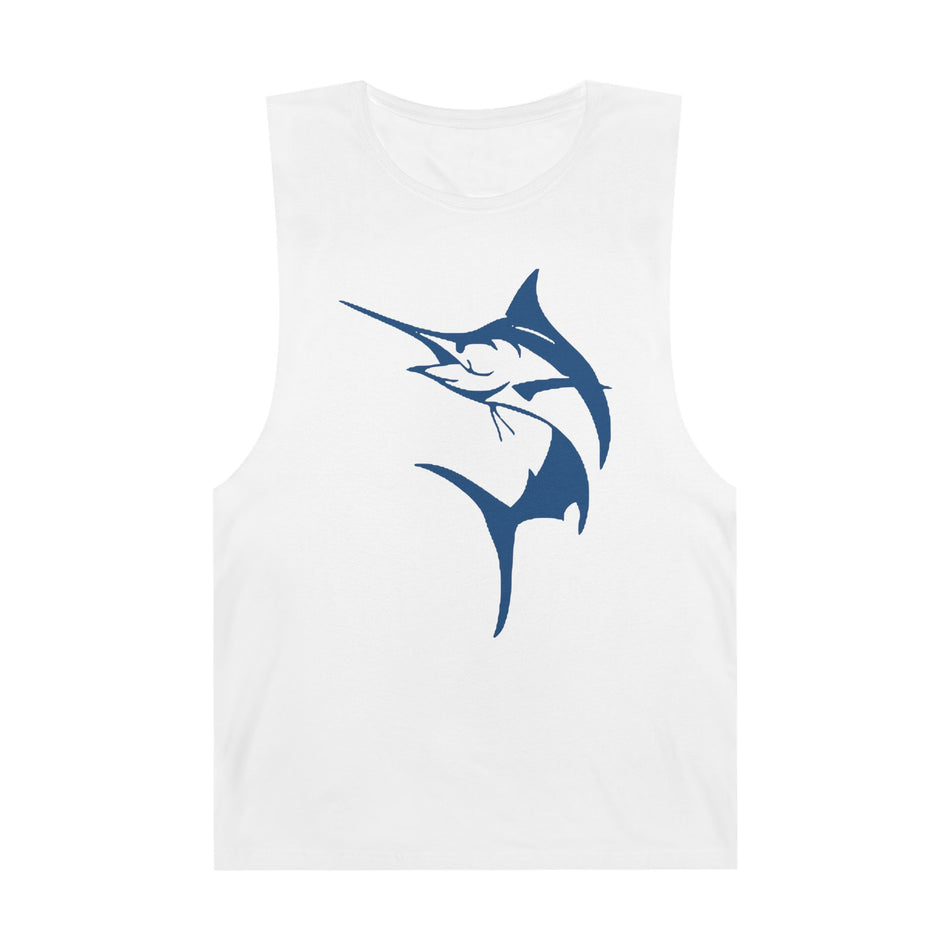 Get Tight Gear Marlin Unisex Barnard Tank - Vintage Fisherman Style Tee, Perfect for Summer Adventures, Beach Day, Gift for Anglers, Outdoor Fun