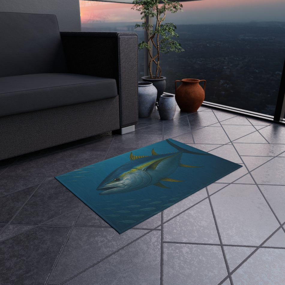 Yellow Fin Tuna Outdoor Rug