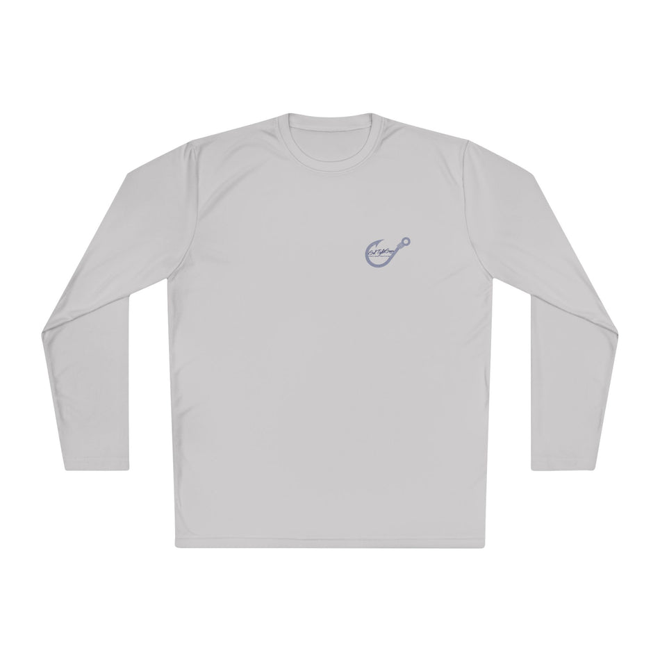 Fishing Makes Me Happy Unisex Long Sleeve Tee - Lightweight Fishing Apparel
