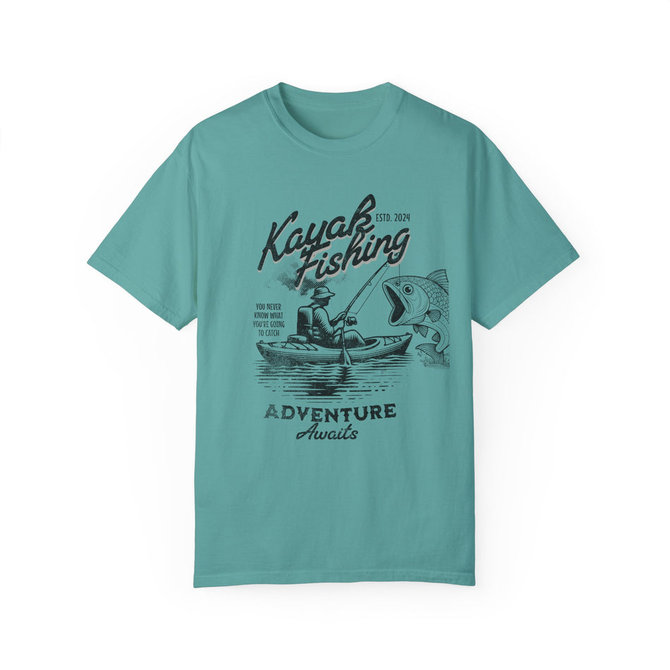 Kayak Fishing Adventure Unisex T-Shirt - Perfect for Outdoor Enthusiasts