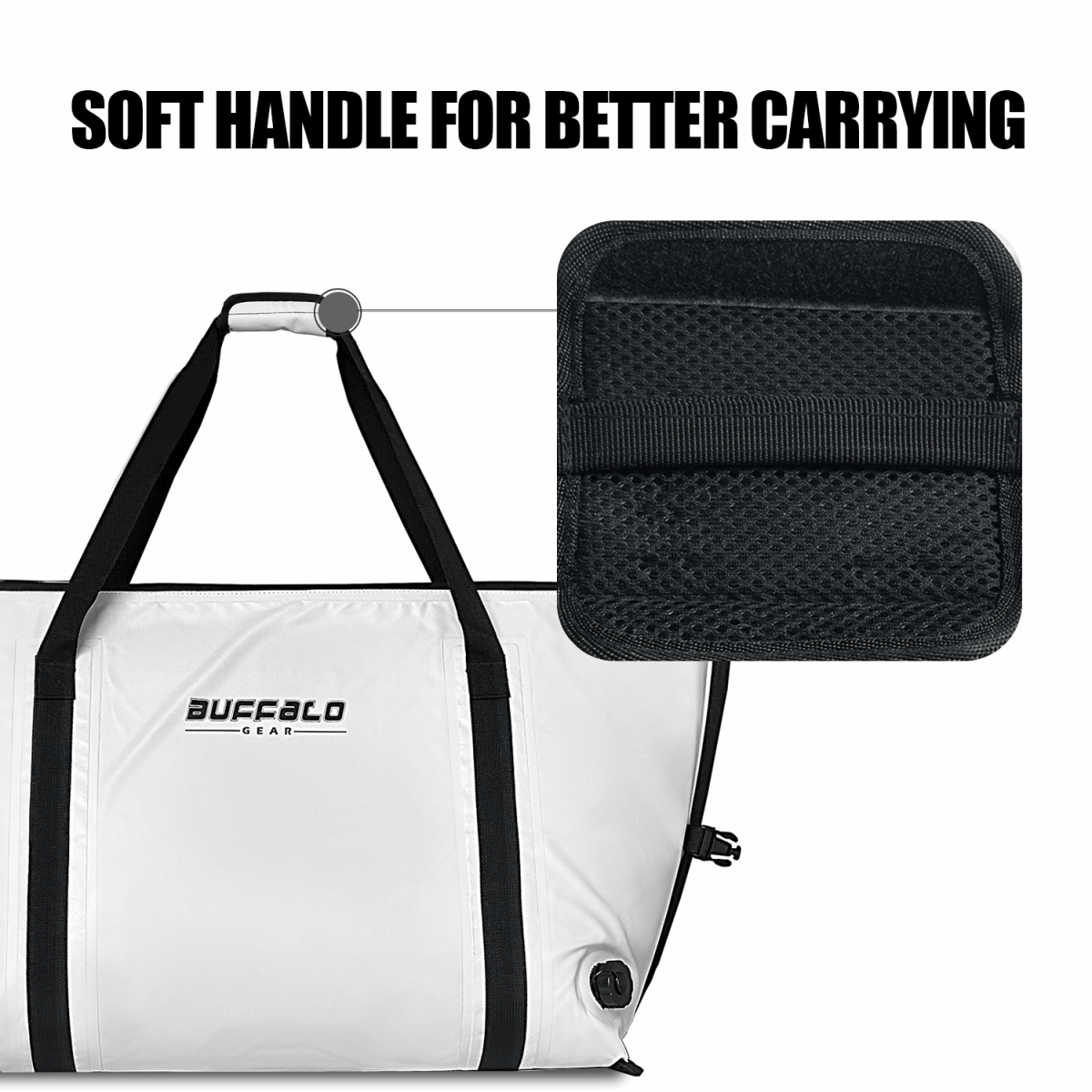 58QT Fish Cooler Bag With Flat Bottom - Get Tight Gear