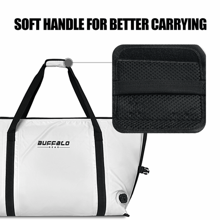 58QT Fish Cooler Bag With Flat Bottom - Get Tight Gear