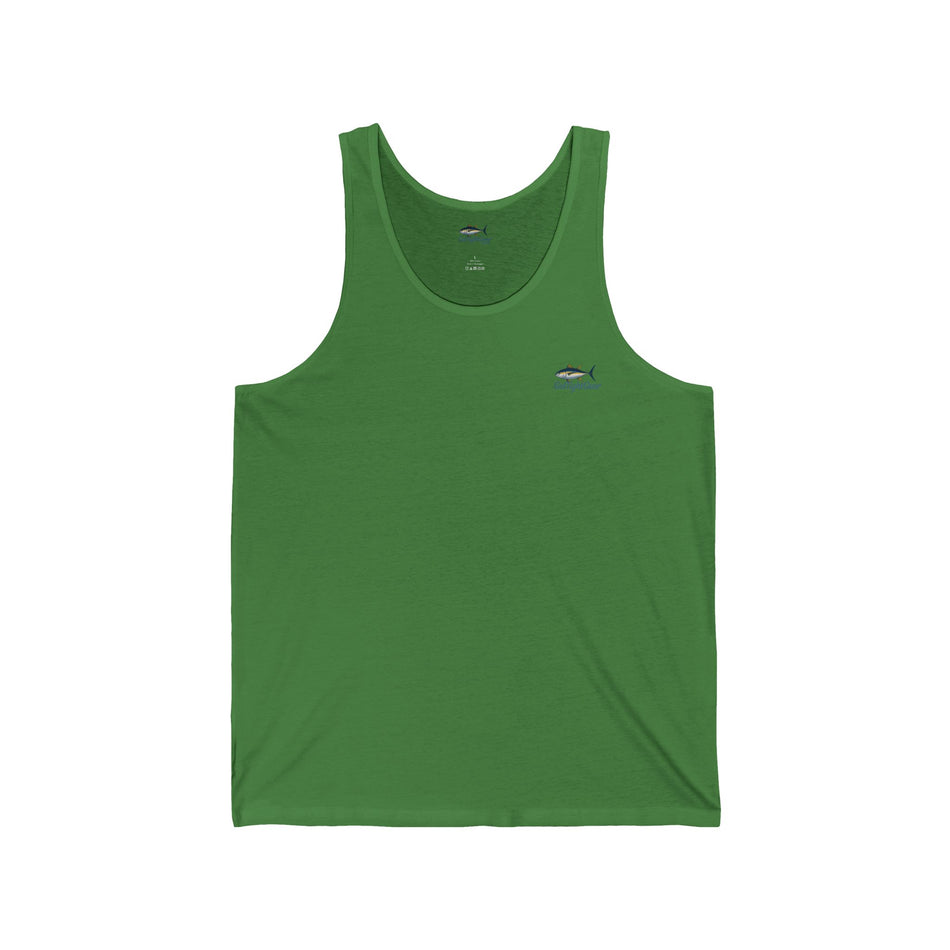 Camiseta sin mangas unisex Hooked on Freedom: ropa informal de verano para amantes de la pesca