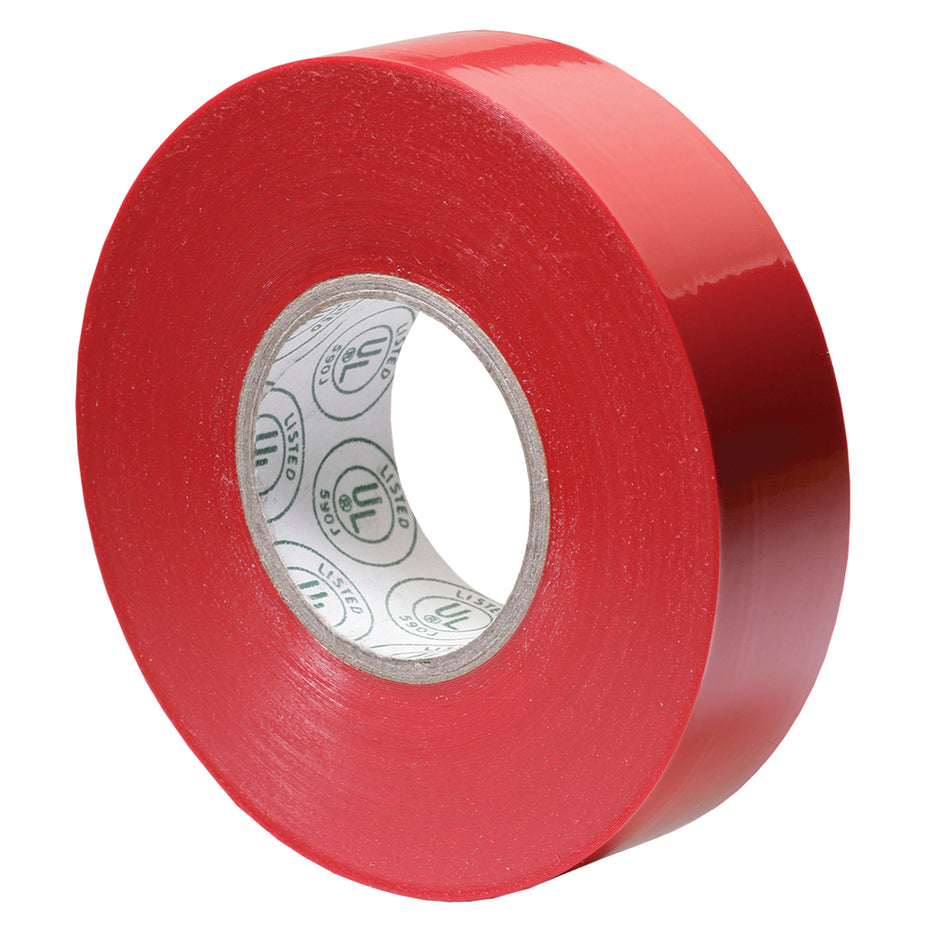 Cinta aislante premium Ancor - 19 mm x 20 m - Roja [336066]