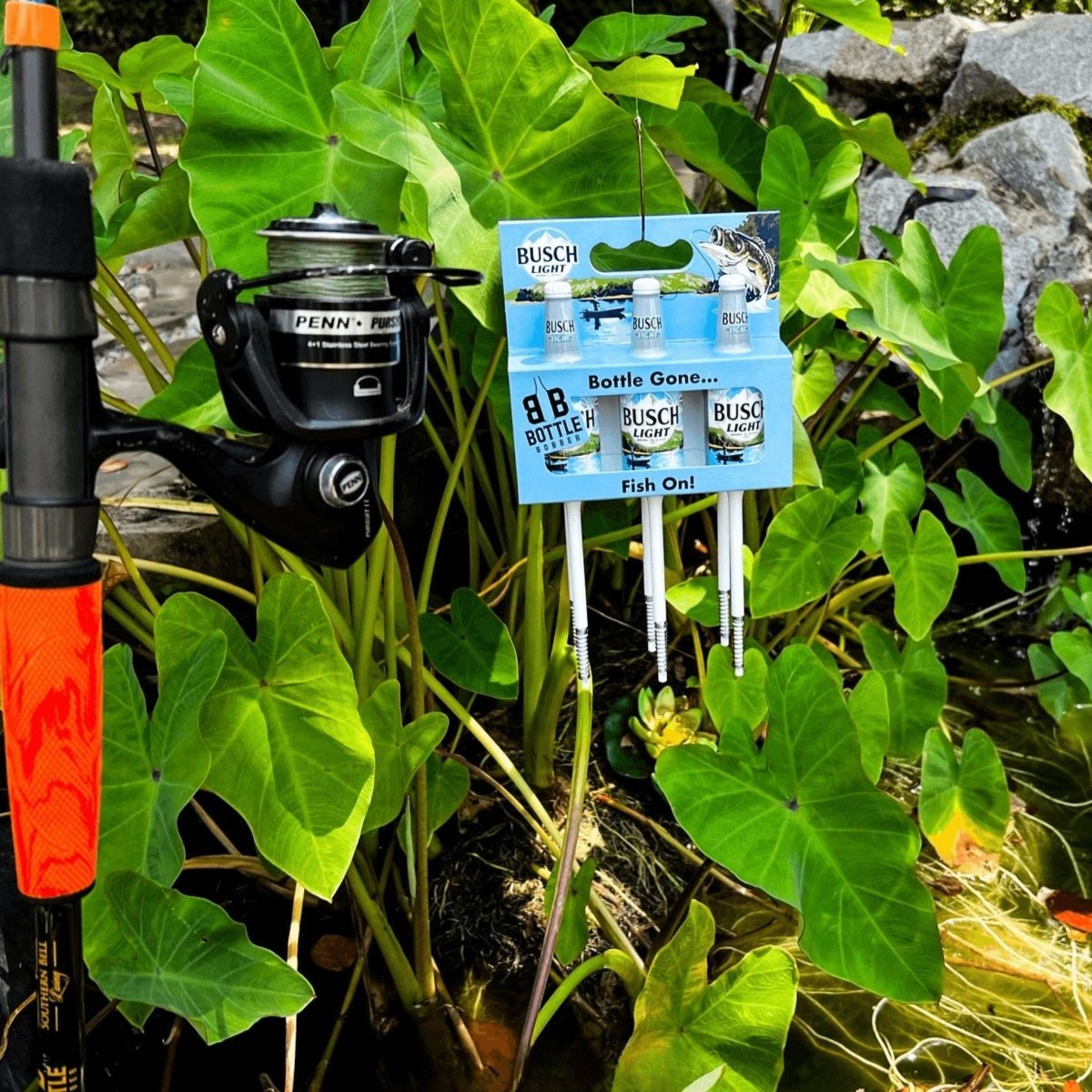 6 Pack Busch Light Fishing Bobbers - Premium Fishing Tackle - Get Tight Gear