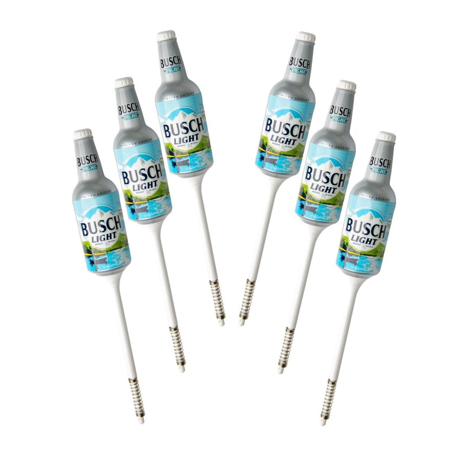 6 pcs Busch Light Fishing Bobbers - Premium Fishing Tackle - Get Tight Gear