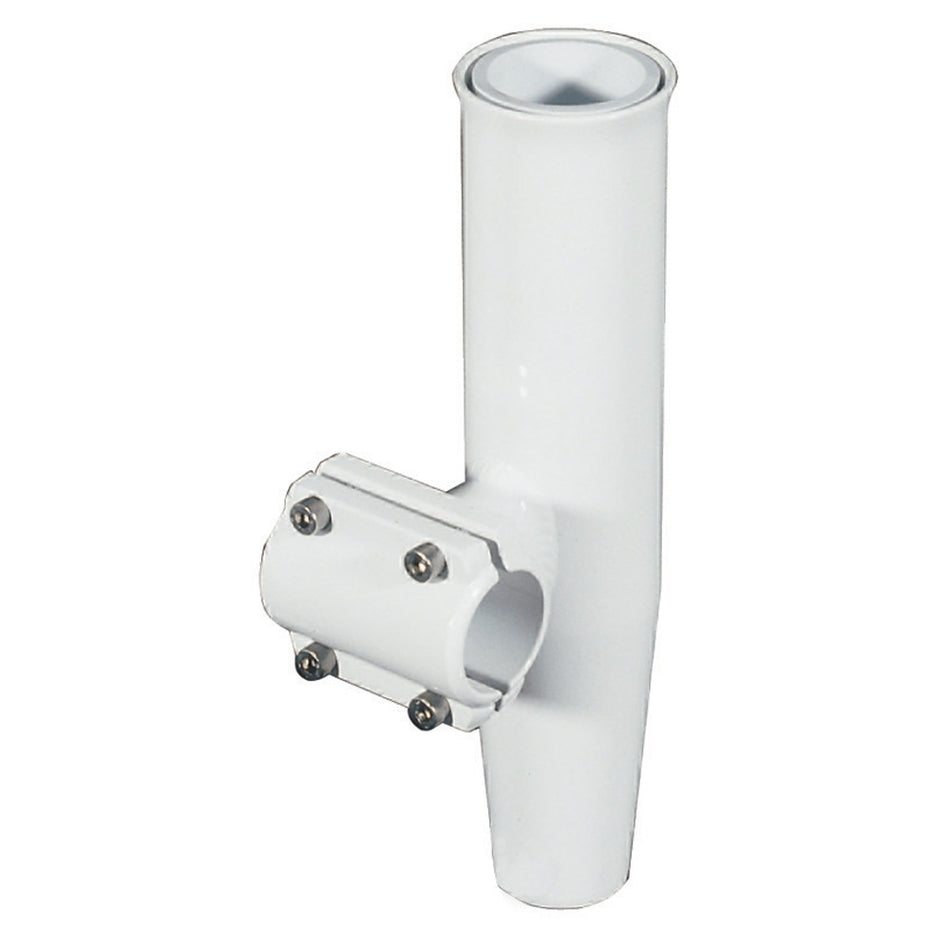 Lee's Clamp-On Rod Holder - Weißes Aluminium - Horizontale Montage - Passend für Rohre mit 1,050" Außendurchmesser [RA5201WH]