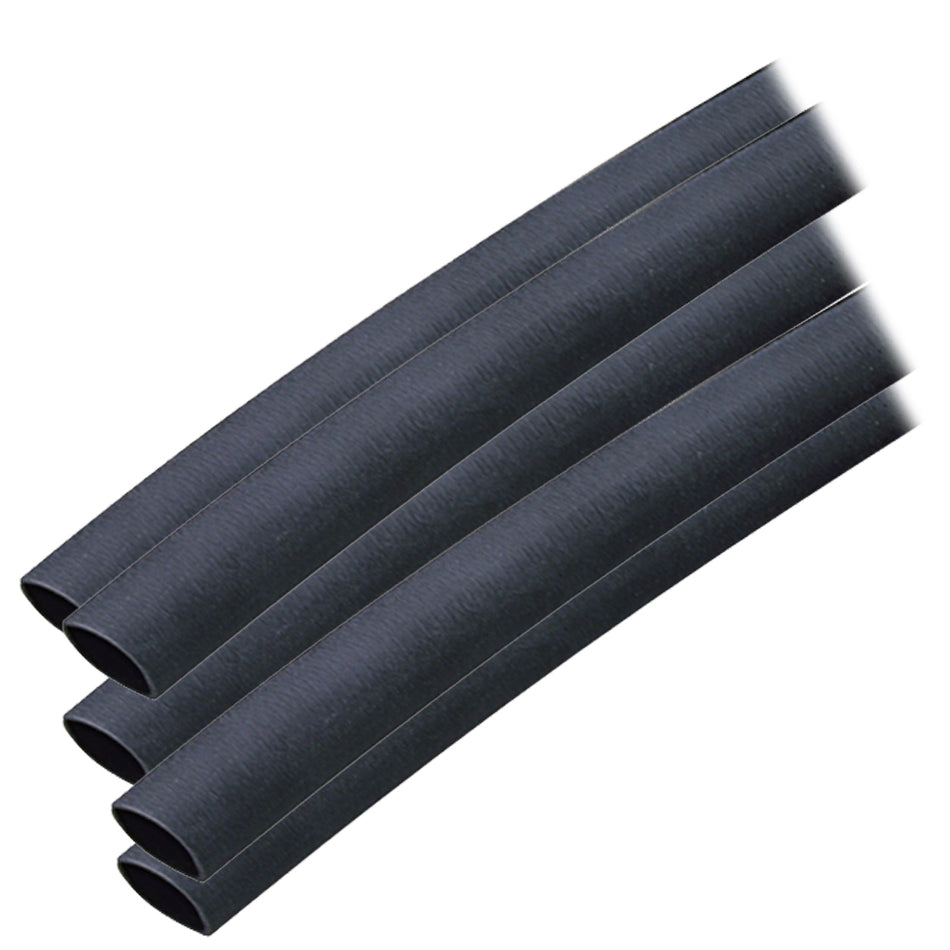 Ancor selbstklebender Schrumpfschlauch (ALT) - 3/8" x 6" - 5er-Pack - Schwarz [304106]